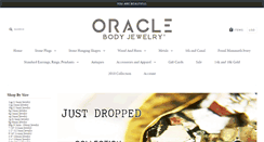 Desktop Screenshot of oraclebodyjewelry.com